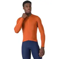 Castelli Espresso 2 Long Sleeve Jersey Orange L Homme