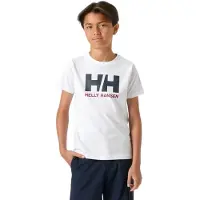 Helly Hansen Logo Short Sleeve T-shirt Blanc 11 Years Garçon
