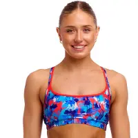 Funkita Fks026l72252 Sports Bikini Top Bleu AUS 8 Femme