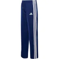 Adidas Pantalon de sport bleu foncé / blanc