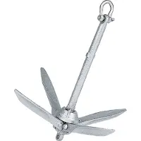 PLASTIMO Folding Anchor Argenté 12 kg