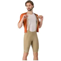 Castelli Espresso 2 Bib Shorts Beige L Homme