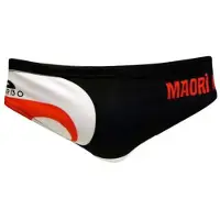 Turbo Maori Red/black Man Swimming Brief Rouge,Blanc,Noir XL Homme