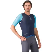 Castelli Corretto Short Sleeve Jersey Bleu L Homme