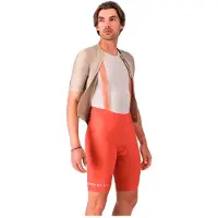 Castelli Espresso 2 Bib Shorts Rouge,Orange S Homme