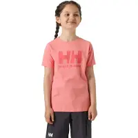 Helly Hansen Logo Short Sleeve T-shirt Rose 11 Years Garçon