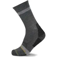 Lorpen Hommes, Chaussettes de sport, Mhmcm Merino Hike Midweight Crew (43 - 46), Gris