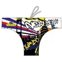Turbo New York Swimming Brief Multicolore S Homme