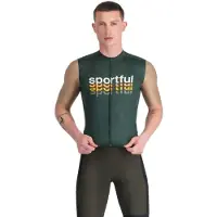 Sportful Supergiara 2 Logo Sleeveless Jersey Vert XL Homme
