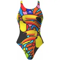Turbo Tucan Pro Resist Swimsuit Multicolore L Femme
