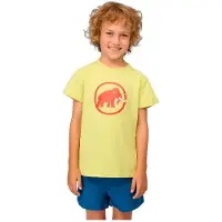 Mammut Core Classic Short Sleeve T-shirt Jaune 140 cm Garçon