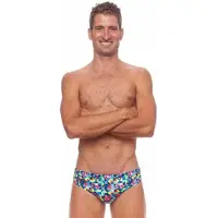 Turbo Origam Swimming Brief Multicolore 2XL Homme
