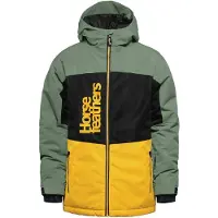 Horsefeathers Veste de ski et de snowboard pour enfants JUNO YOUTH JACKET, Taille:XL, Coloris:iceberg green