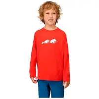 Mammut Core Logo Long Sleeve T-shirt Rouge 140 cm Garçon