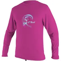 O'Neill O´zone Long Sleeve Rash Guard Rose 4 Years Fille