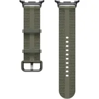 Samsung Bracelet Athleisure original pour Galaxy Watch 9 (40/44mm) / Watch 8 (40/44mm) / Classic (46mm) - Taille S/M - Vert