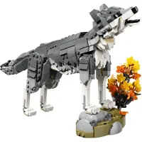 LEGO Les animaux de la forêt: le loup gris