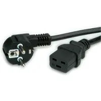 Value 19.99.1553 Câble électrique Noir 3 M Cee7/7 Coupleur C19