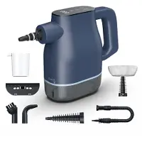 Airsteam S1 Handheld Steam Cleaner - Nettoyeur vapeur puissant de 1350W avec écran tactile - 9 accessoires - Nettoyeur de taches pour canapé, sol et fenêtres - Sécurité enfant - Réservoir d'eau de