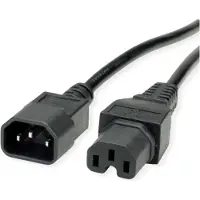 Zebra AK5003 Câble d'alimentation Noir 2 m Coupleur C14 Coupleur C15 (AK5003)
