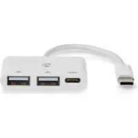 Nedis Concentrateur USB C avec 2 ports USB A et 1 port USB C