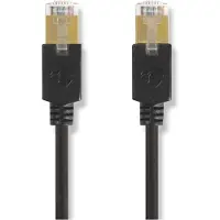 Nedis Câble réseau CAT6 - RJ45 mâle - RJ45 mâle - F/UTP - 1,00 m - Rond - LSZH / PVC - Anthracite - Boîte