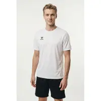 Hummel T-Shirt fonctionnel 'Essentials' noir / blanc