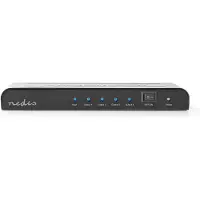 Nedis Hdmi Splitter 4 Port Hdmi In To 4xhdmi Out 4k Metal 60hz Clair
