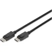 Digitus DisplayPort — DisplayPort (2 m), Câble vidéo, Noir