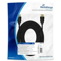 MediaRange HDMI (type A) — HDMI (type A) (10 m), Câble vidéo, Noir
