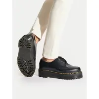 Dr. Martens Chaussure à lacets '1461 Quad' jaune d'or / noir