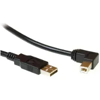 ACT USB 2.0 A - B, 1,8 m, USB A, USB B, mâle/mâle, noir