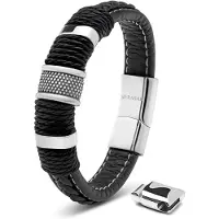 SERASAR Bracelet 'Ring' argent