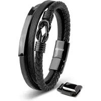SERASAR Bracelet 'Proud' noir