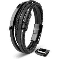 SERASAR Bracelet 'Brave' noir