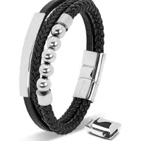 SERASAR Bracelet 'Pearl' argent