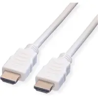 Value HDMI – HDMI (7.50 m), Câble vidéo, Blanc