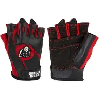 Gorilla wear Mitchell Training Gloves schwarz/rot S