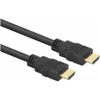 ACT 1,5 mètre de câble haute vitesse v2.0 HDMI-A mâle - HDMI-A mâle (AWG30) (1.50 m), Câble vidéo, Noir