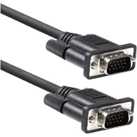 ACT Câble de connexion VGA mâle - mâle de 1,8 mètre (1.80 m), Câble vidéo, Noir
