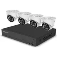 Foscam FNA108E-T4-2T FNA108E-T4-2T LAN Kit de caméras de surveillance IP 8 canaux avec 4 caméras 3840 x 2160 pixels (FNA108E-T4-2T)