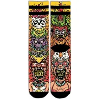 American Socks Chaussettes 'Open your mind' orange
