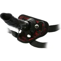 Dream Toys Dreamtoys Blaze - gode-ceinture avec harnais (noir)