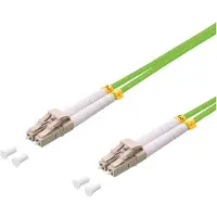 Logilink Professional FP5LC10 Câble de raccordement fibre optique , LC-Duplex - LC-Duplex, OM5, 10,0 m