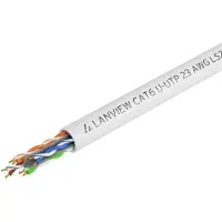 Lanview Cat6 U-UTP Network Cable 4x2xAWG23 LSZH white 305m - Kabel - Netzwerk (LVN122114)