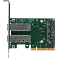 Lenovo ISG ThinkSystem Mellanox ConnectX-6 Lx 10/25GbE SFP28 Adaptateur Ethernet PCIe 2 ports (PCI Express 3.0 x8), Carte réseau, Noir