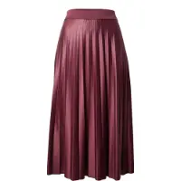 Vila Nitban Midi Skirt Rouge 2XL Femme