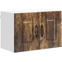 vidaXL Façade de lave-vaisselle Kalmar, chêne fumé, 60 x 31 x 40 cm
