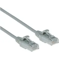 ACT ADVANCED CABLE TECHNOLOGY Grey 5 mètres LSZH U/UTP CAT6 datacenter slimline patch cable with RJ45