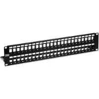 Trendnet TC-KP48S Panneau de brassage (plaque d'obturation), Serveur : accessoires, Noir
